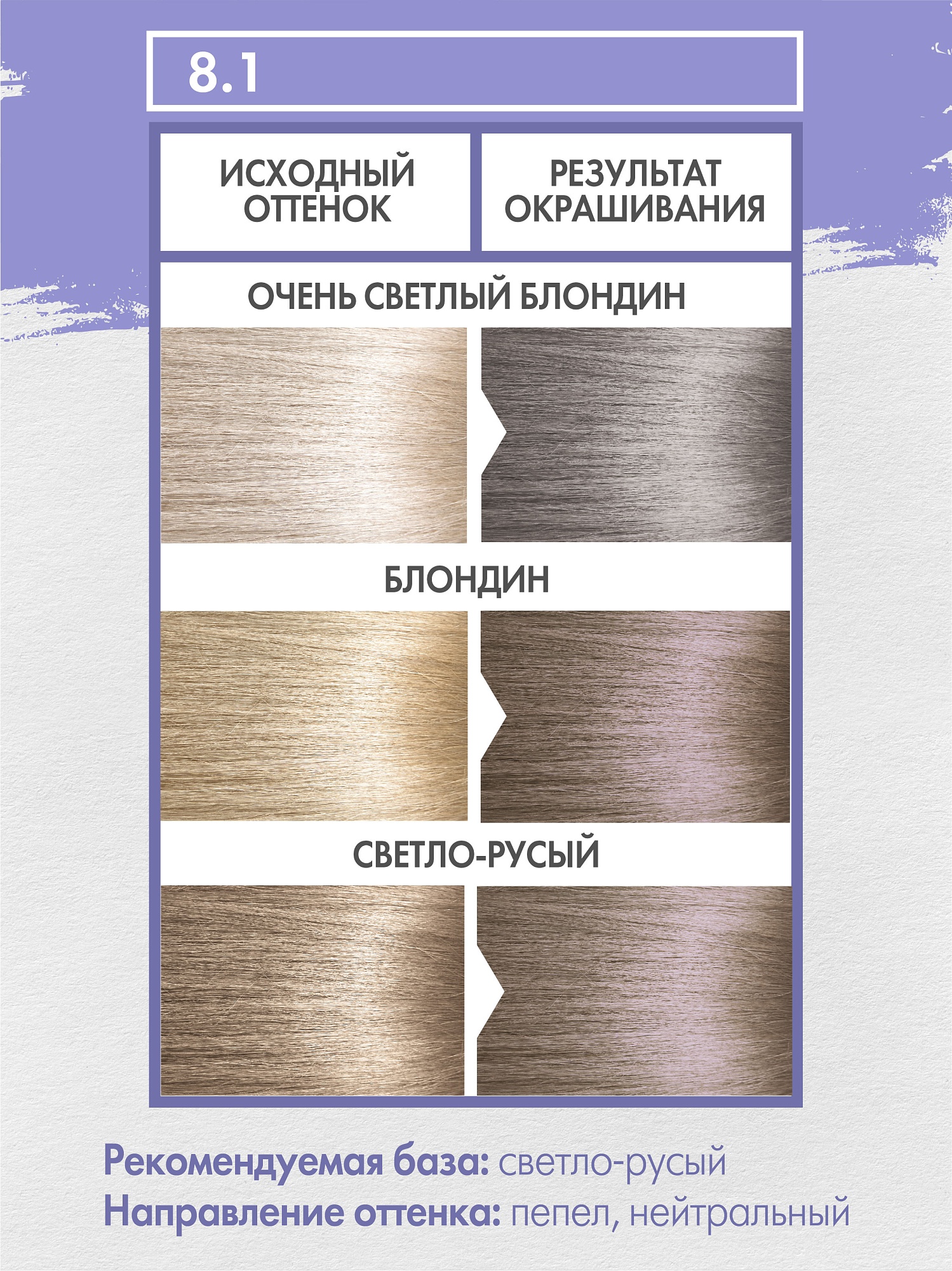 8.1 ДЫМЧАТО-ПЕПЕЛЬНЫЙ (Smoky Ash)