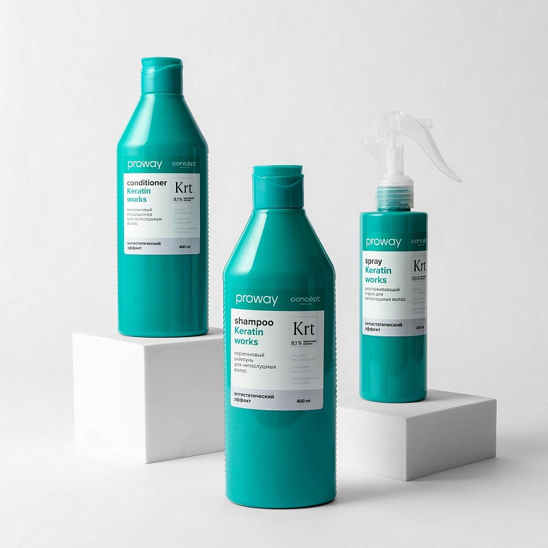 Шампунь кератиновый для непослушных волос